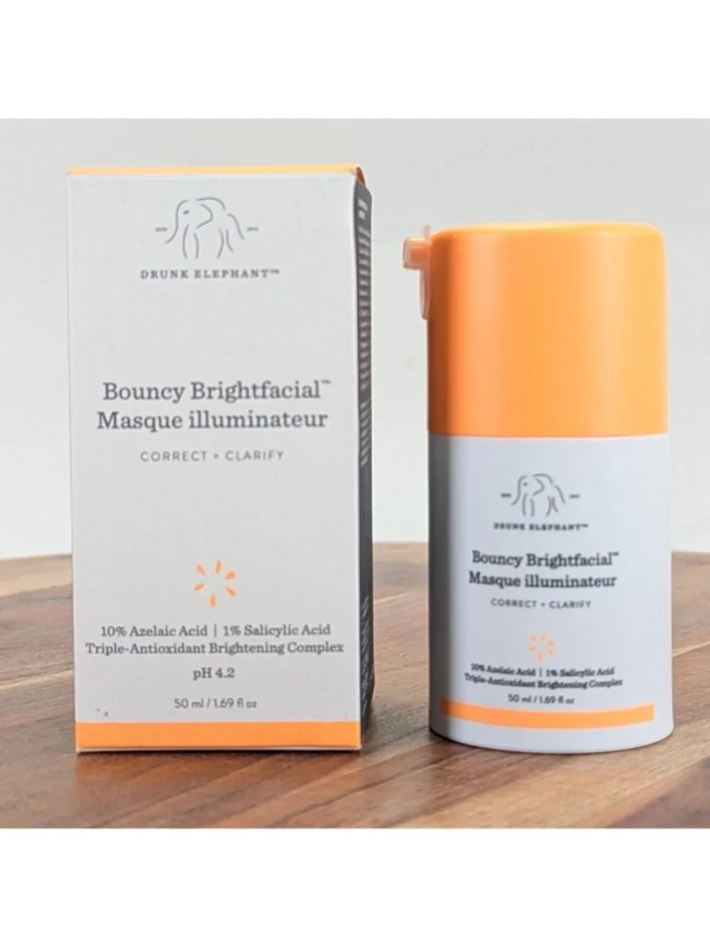 Drunk Elephant Bouncy Brightfacial by Drunk Elephant, 1.69oz Face Mask Full Size
